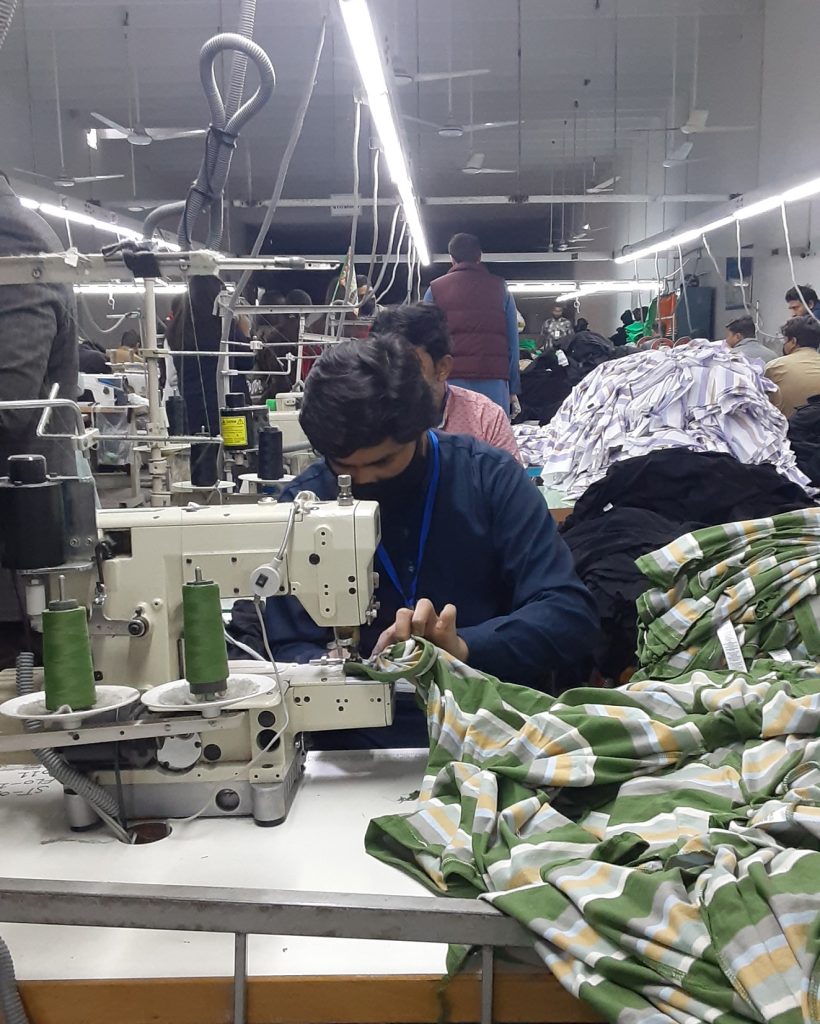 image says about garments manufacturing